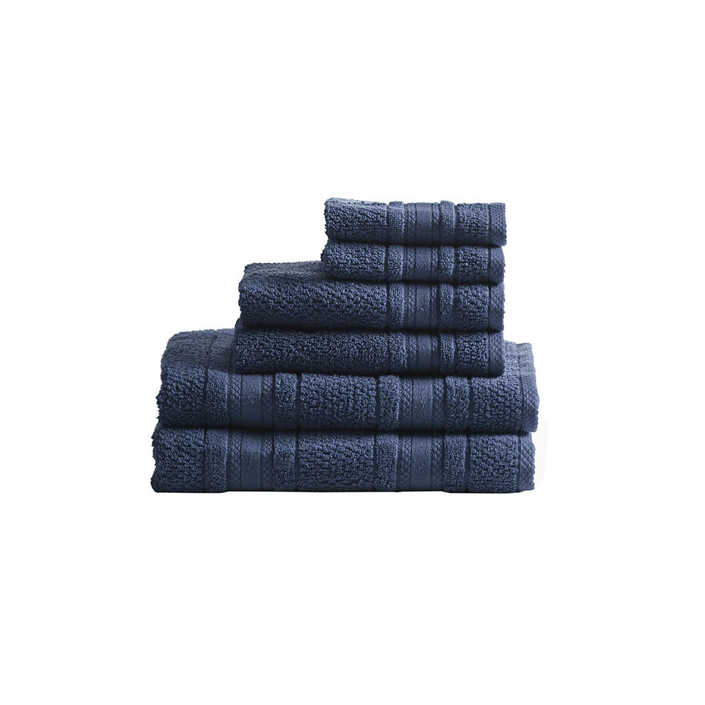 Adrien Super Soft Cotton Quick Dry Bath Towel 6 Piece Set