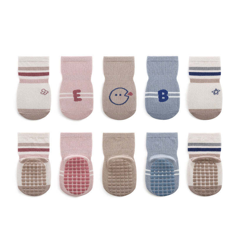 Baby Letter Print Pattern Quality College Style Mid Tube College Style Socks