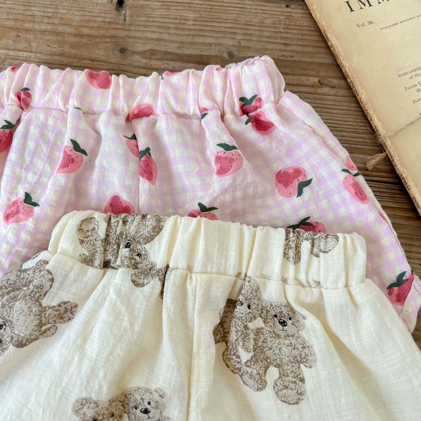 Baby Animal Print Sling Tops Combo Shorts 2-Pieces Sets