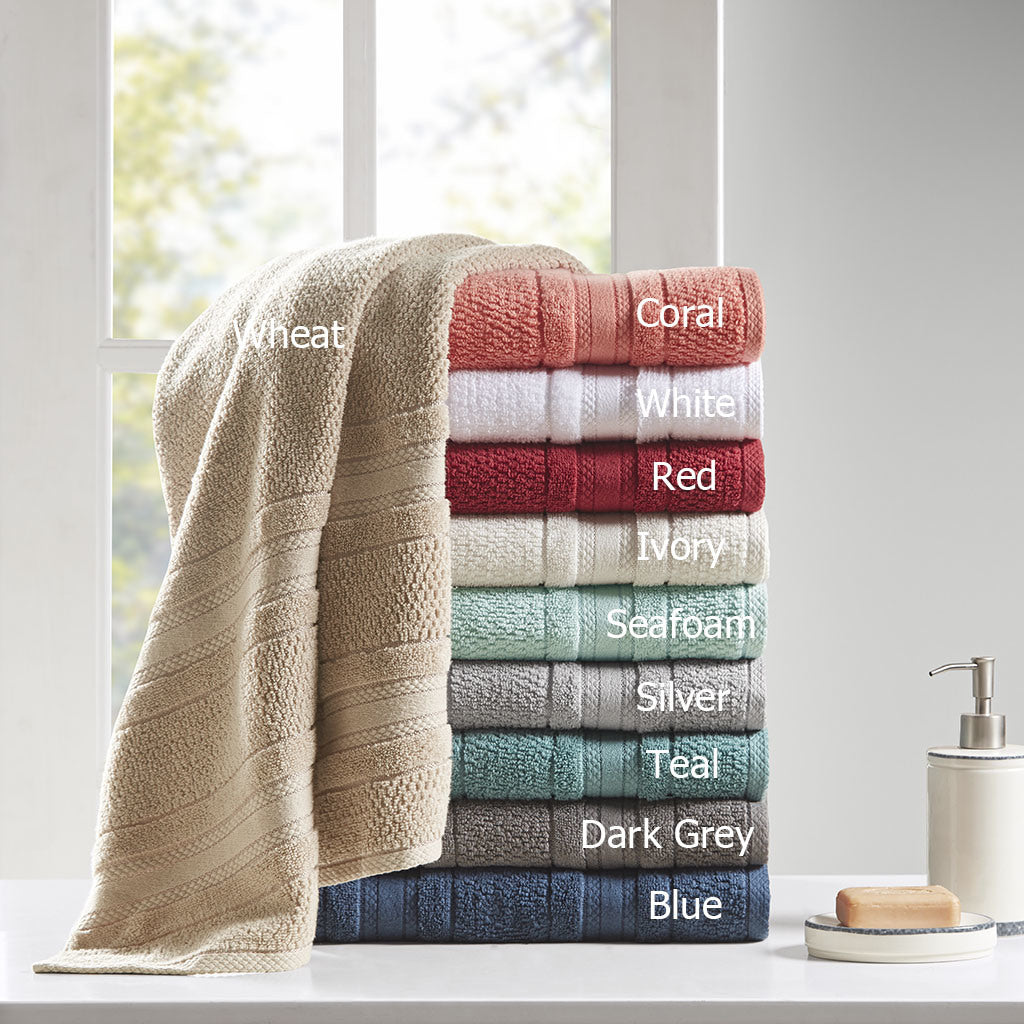 Adrien Super Soft Cotton Quick Dry Bath Towel 6 Piece Set